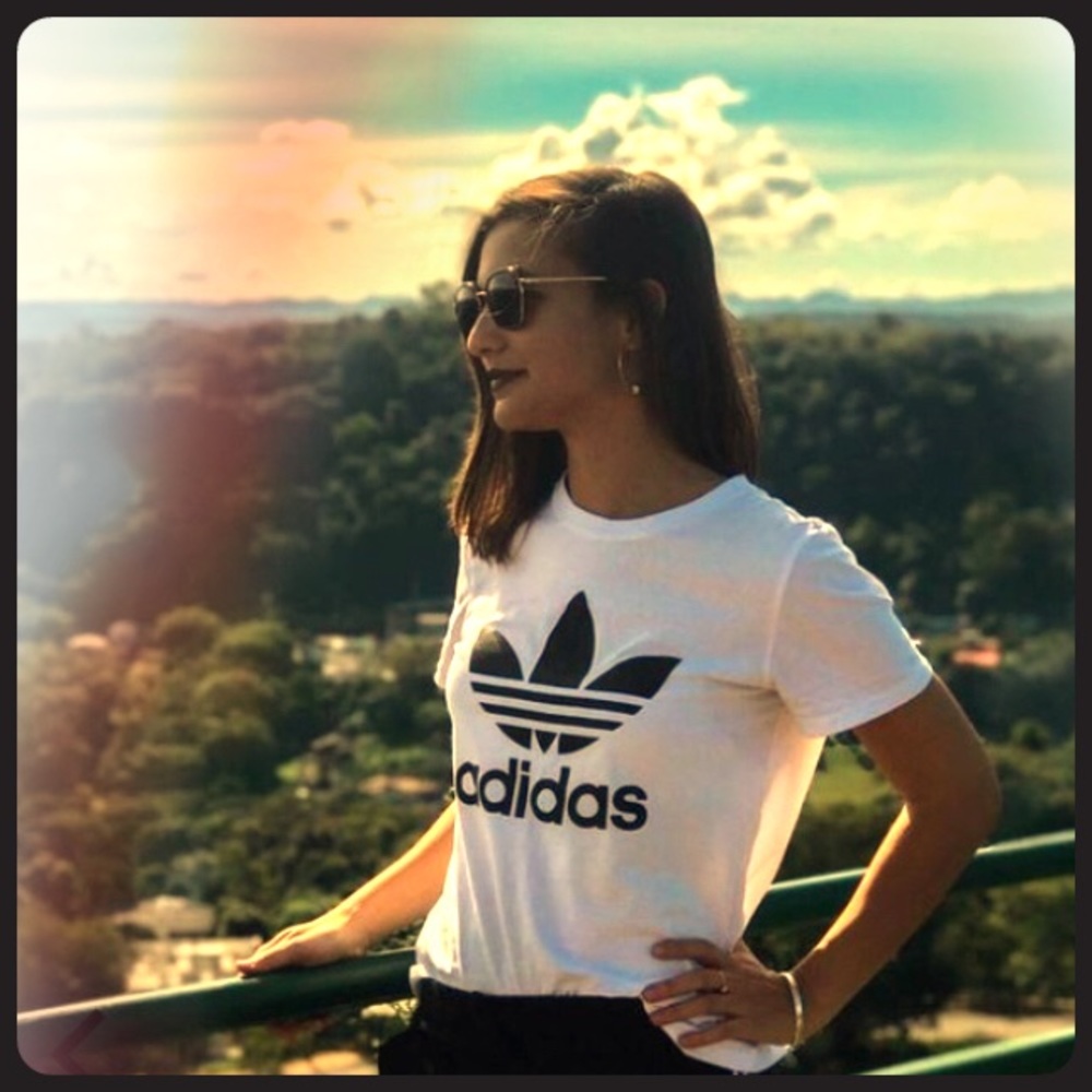 Adidas white shirt